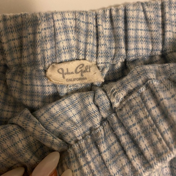 john galt/ brandy blue and white gingham boxer shorts - Picture 3 of 3